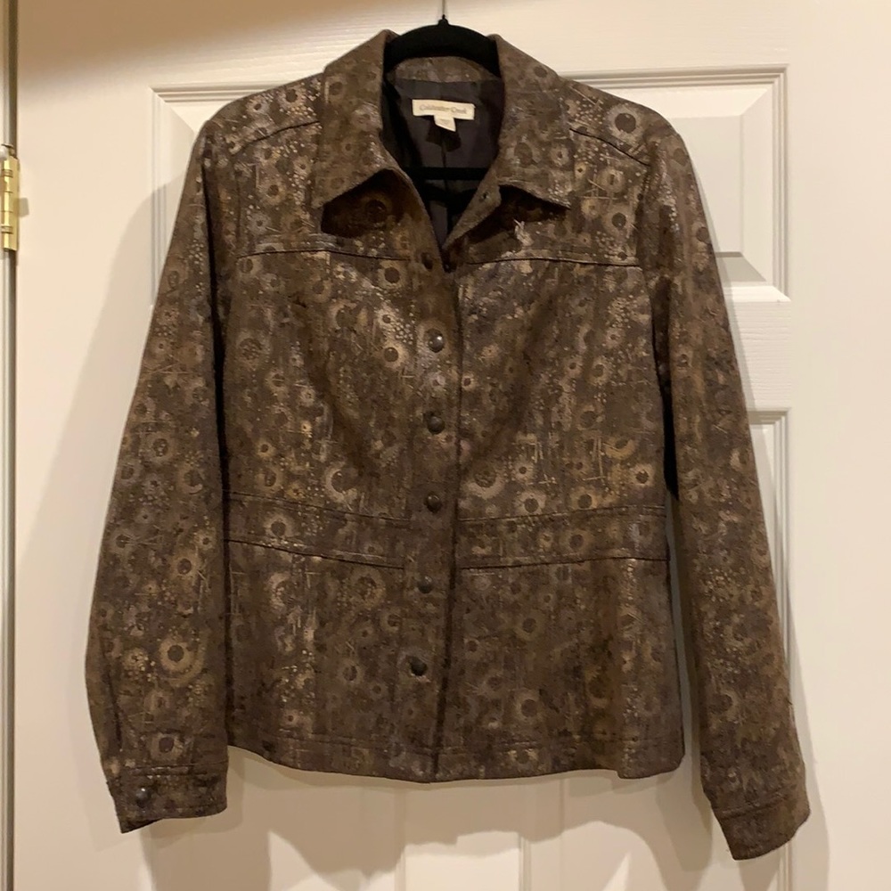 Bronze classy “blazer”  Excellent for casual or dress!